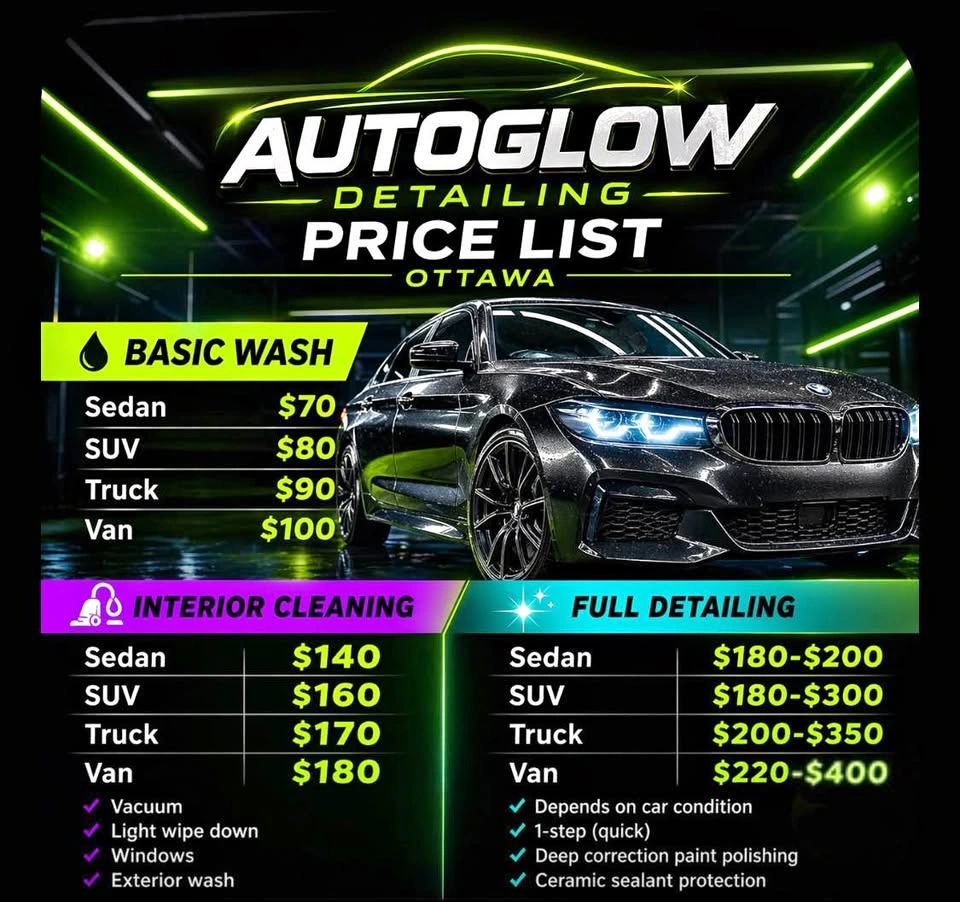 Car detailing available