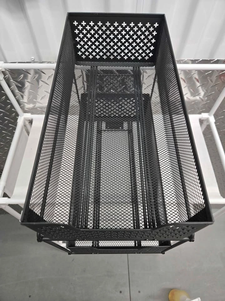 Black 2-Tier Metal Mesh Organizer - photo 4
