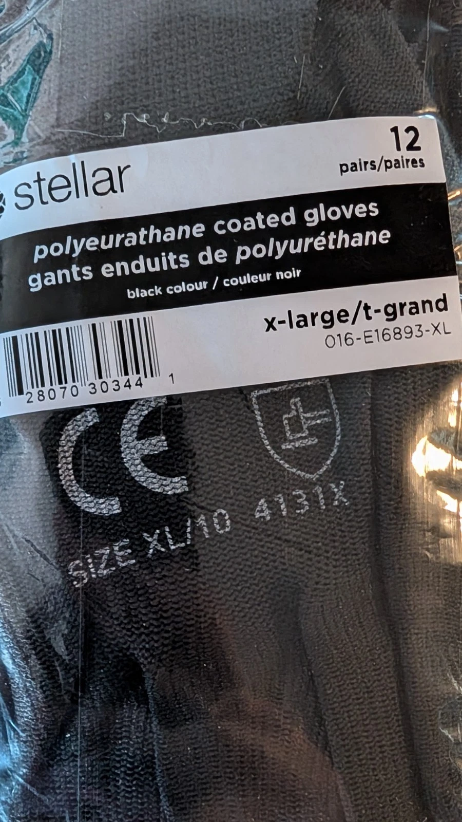 LOT OF 5 (60 Pairs) Polyurethane Coated Work Gloves Extra Large - photo 4