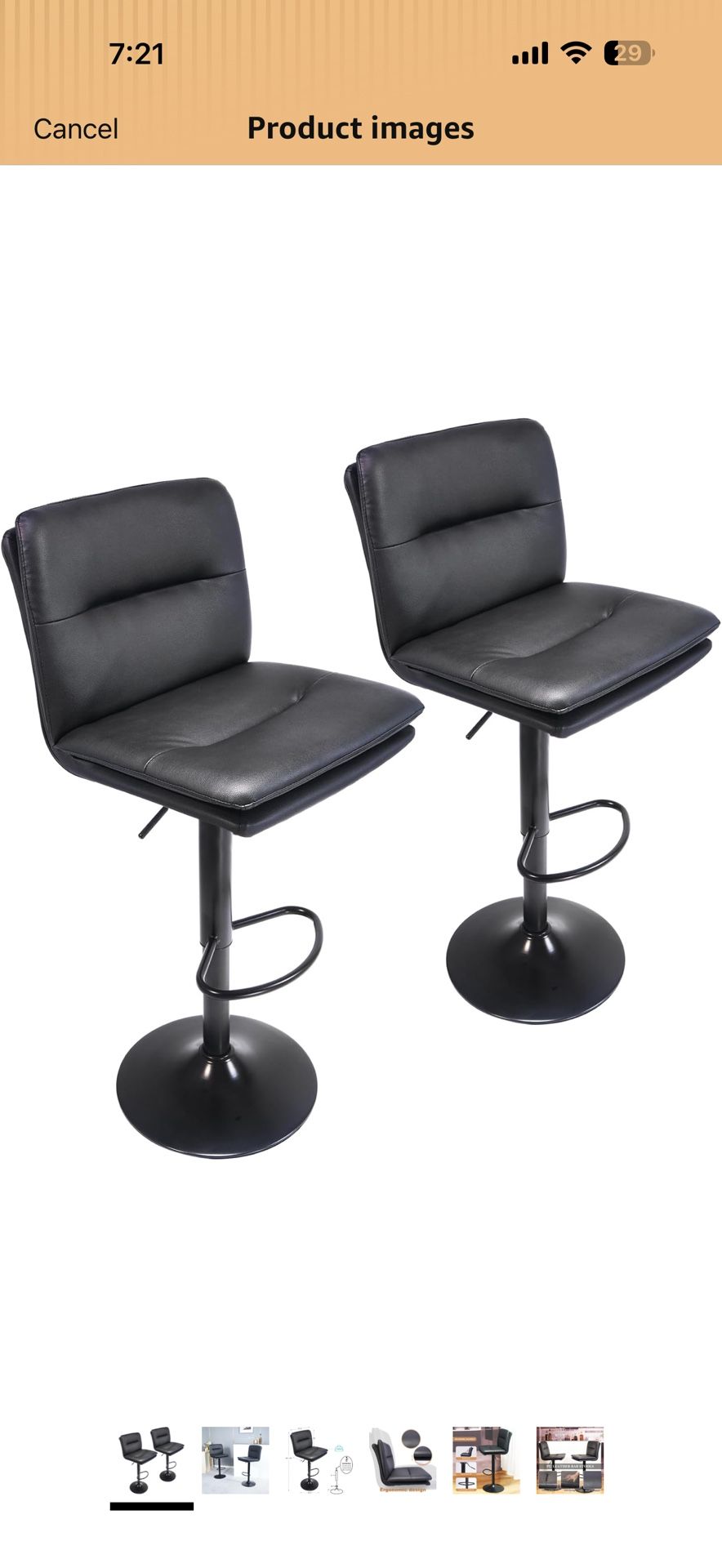 Bar Stools Set Of 2