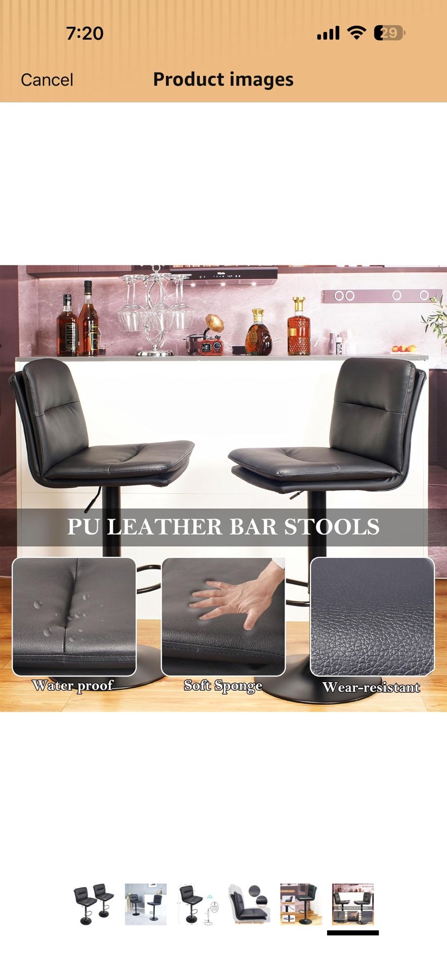 Bar Stools Set Of 2 - photo 2