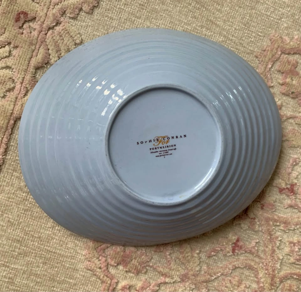Sophie Conran for Portmeirion Oval Serving Bowl - Light Blue - photo 5