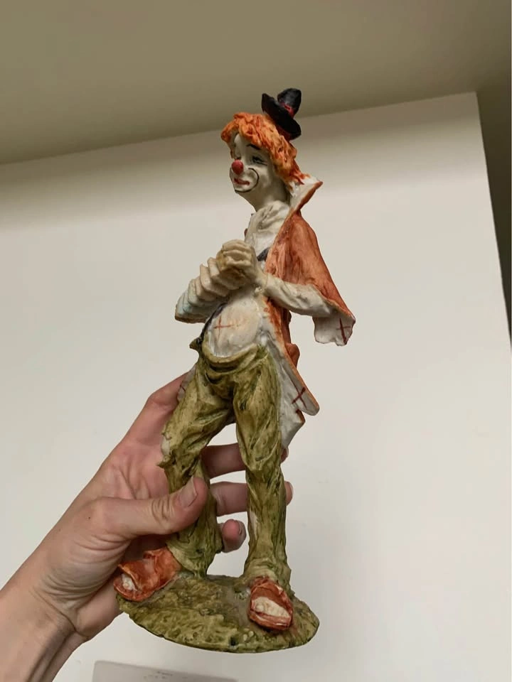 Vintage 1980s Pucci Arnart Hobo Clown Figurine - photo 3