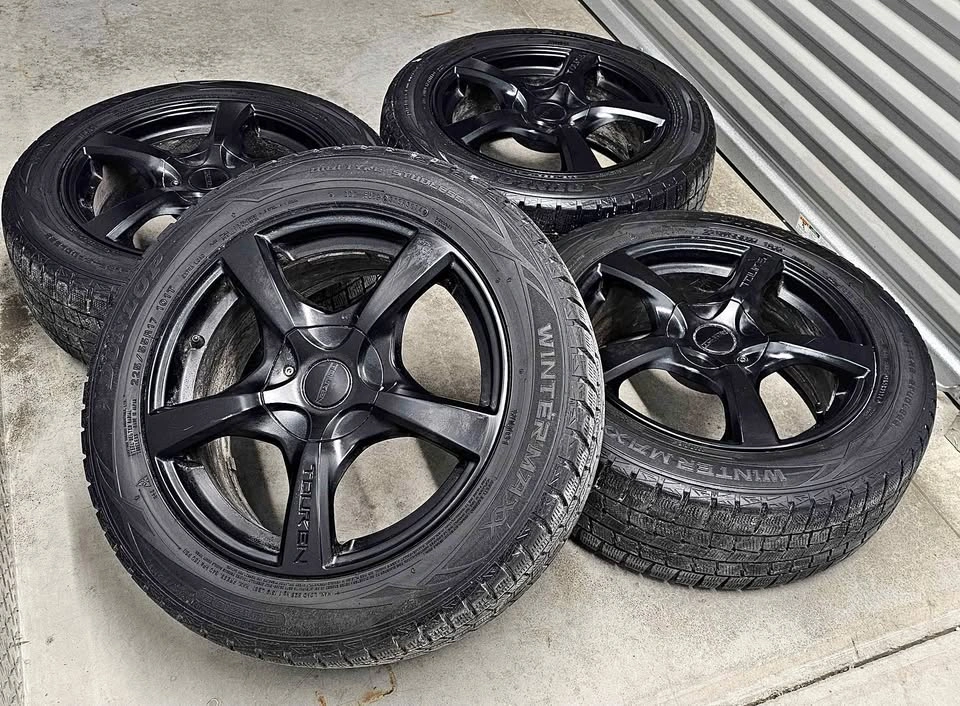 Touren Rims with Winter Tires - 17 inch, Multi Bolt Pattern