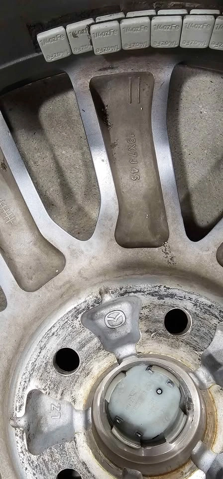 Mazda CX-5 OEM Rims 19 inches TPMS installed - photo 3