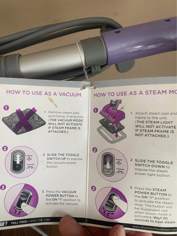 New 2-in-1 Steam Vac Vacuum - photo 2