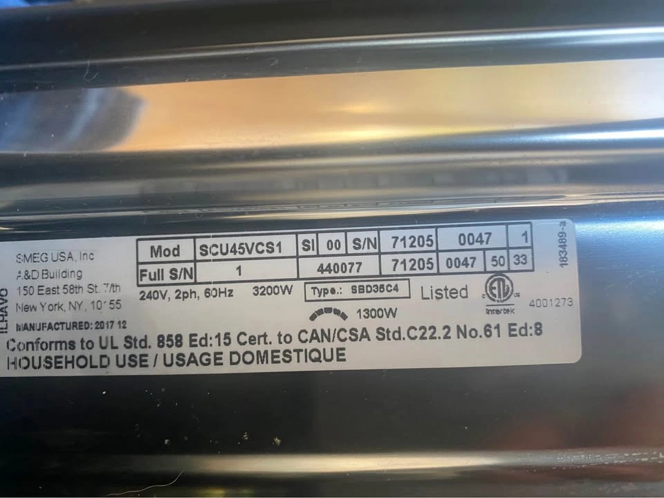 Smeg Freestanding Electric Steam Oven 24” (Hard Wired) - photo 3