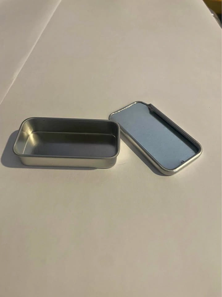 Small Metal Slide-Lid Tins - 25 Pack