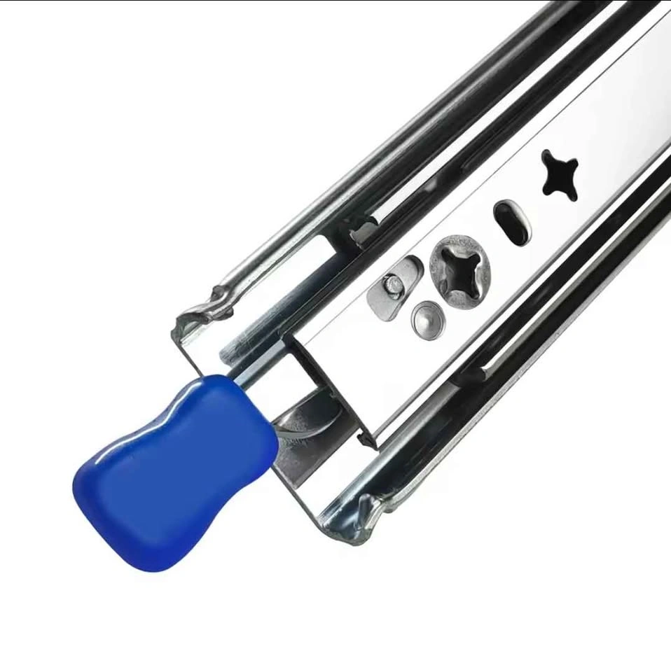 Heavy Duty Drawer Slides w/ Lock - 185 lb - Half Drawers - photo 3