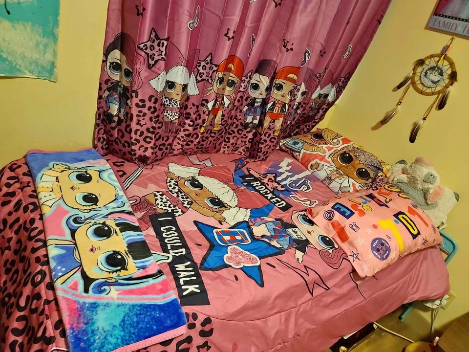 LOL Complete Bedding Set w/ Curtains and Throw