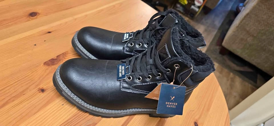 Denver Hayes Men's Gatineau Fleece Lined Boots - Size 7 WIDE