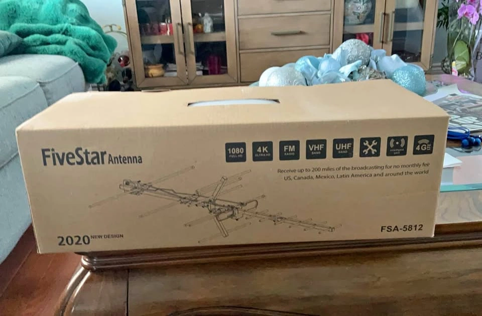 FiveStar Antenna FSA-5812 4K HDTV Digital TV Antenna New