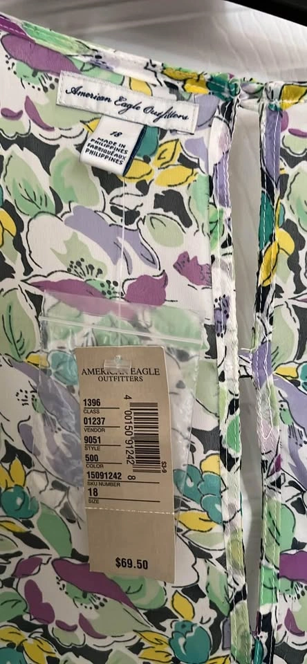 American Eagle Outfitters Floral Sheer Dress w/Tags Size 18 (fit - photo 4