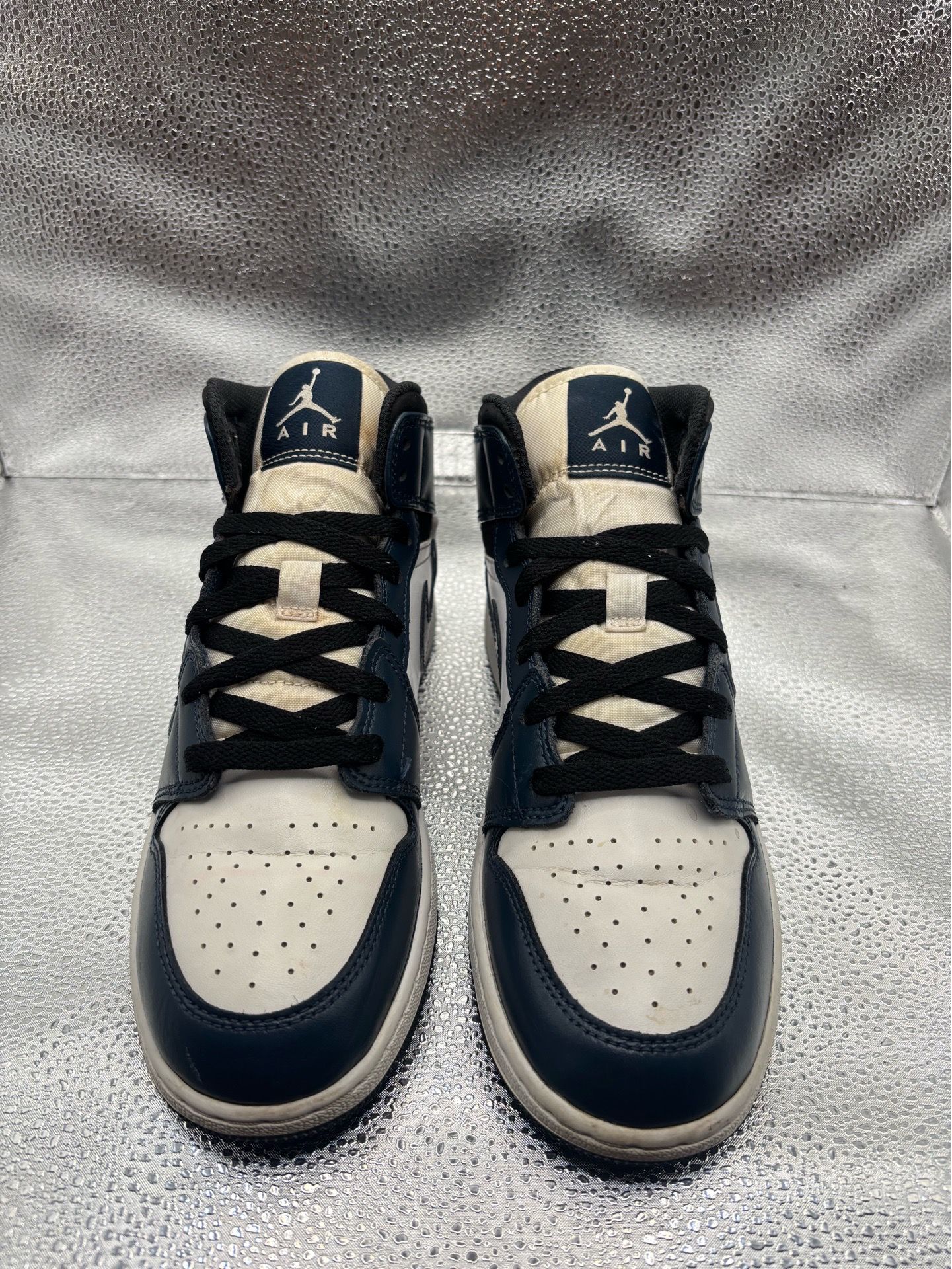 Air Jordan 1 Mid Amor Navy GS - photo 2