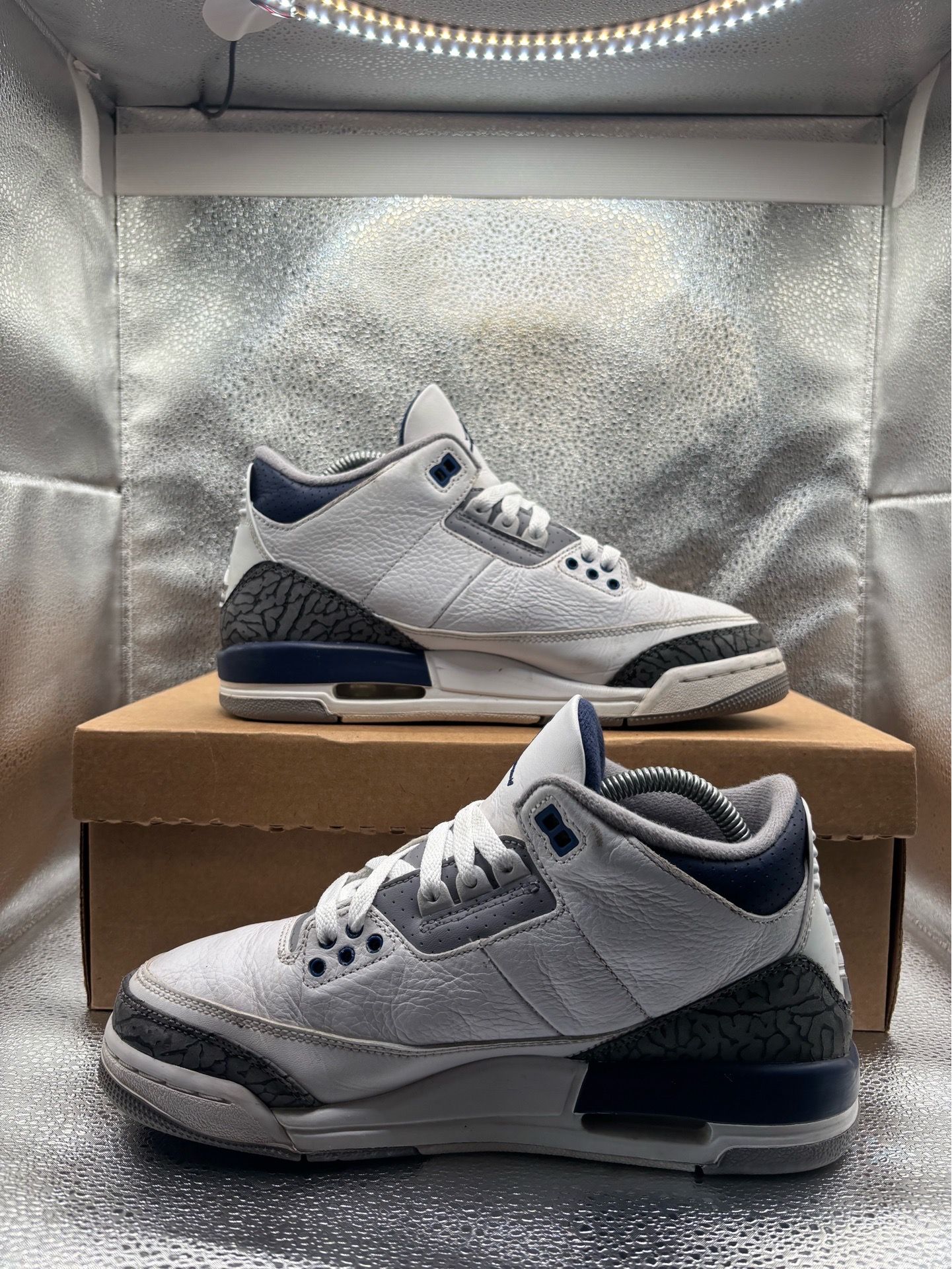 Air Jordan 3 Midnight Navy GS - photo 5