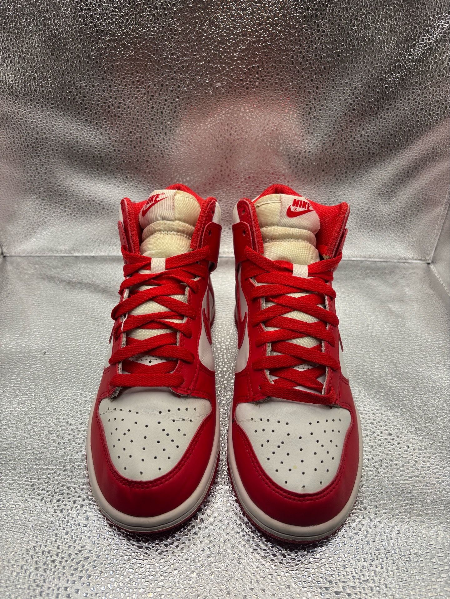 Nike Dunk High Championship Red White - photo 2