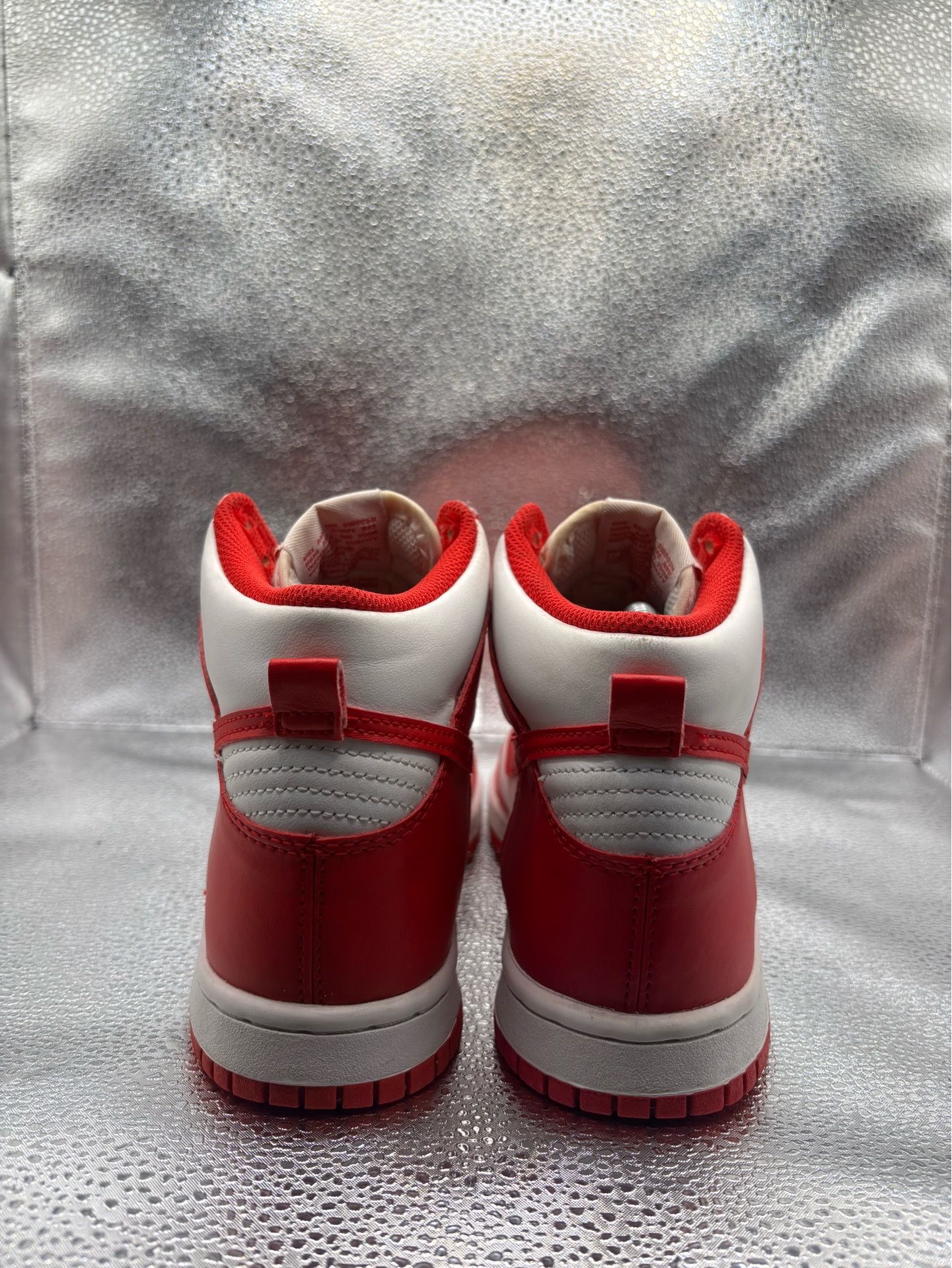 Nike Dunk High Championship Red White - photo 4