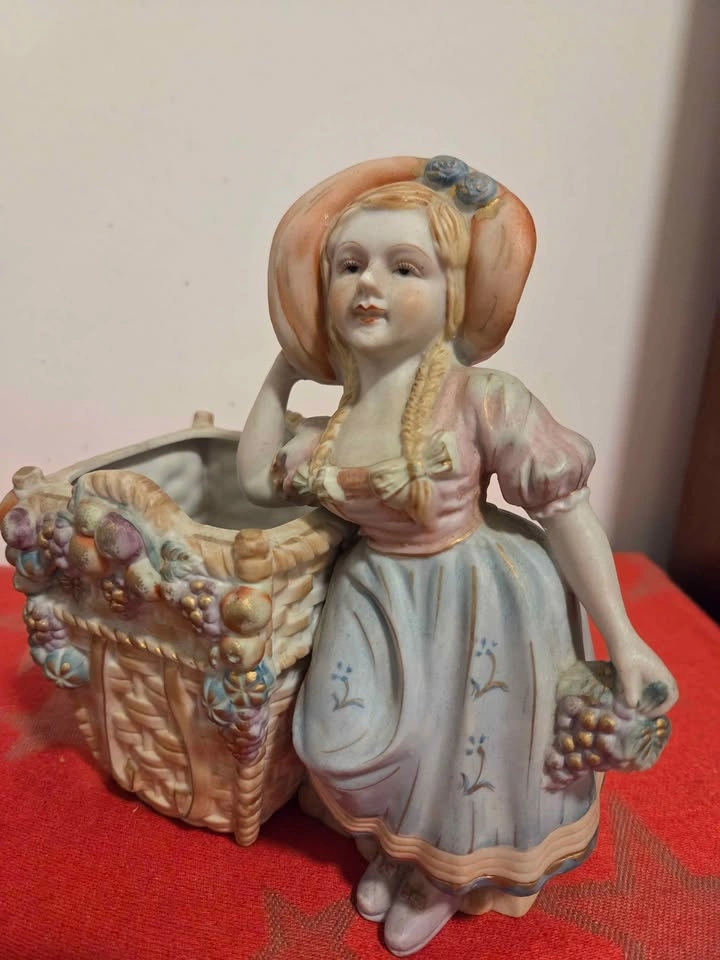 Vintage Porcelain Figurines, Small Planters - photo 3
