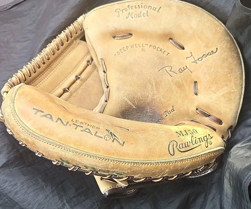 Rawlings Catcher's Mitt Ray Fosse Vintage 1970's MJ50
