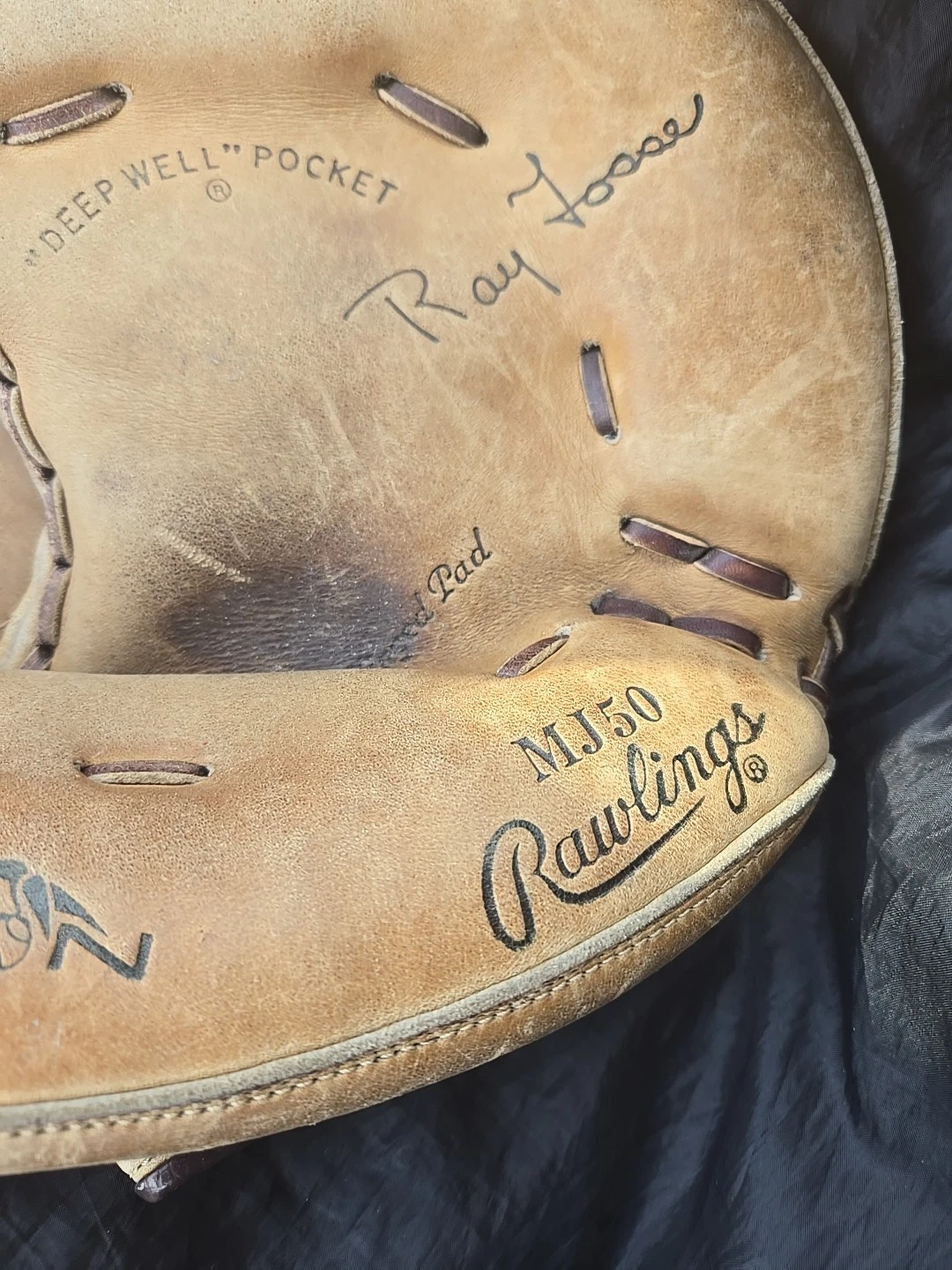 Rawlings Catcher's Mitt Ray Fosse Vintage 1970's MJ50 - photo 2