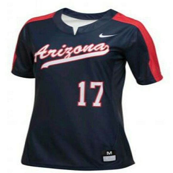 Nike Women's M Arizona Wildcats Softball Jersey #17