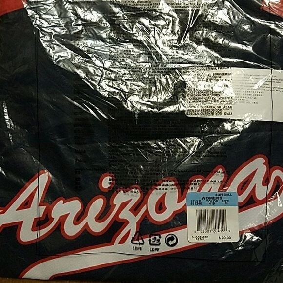 Nike Women's M Arizona Wildcats Softball Jersey #17 - photo 3