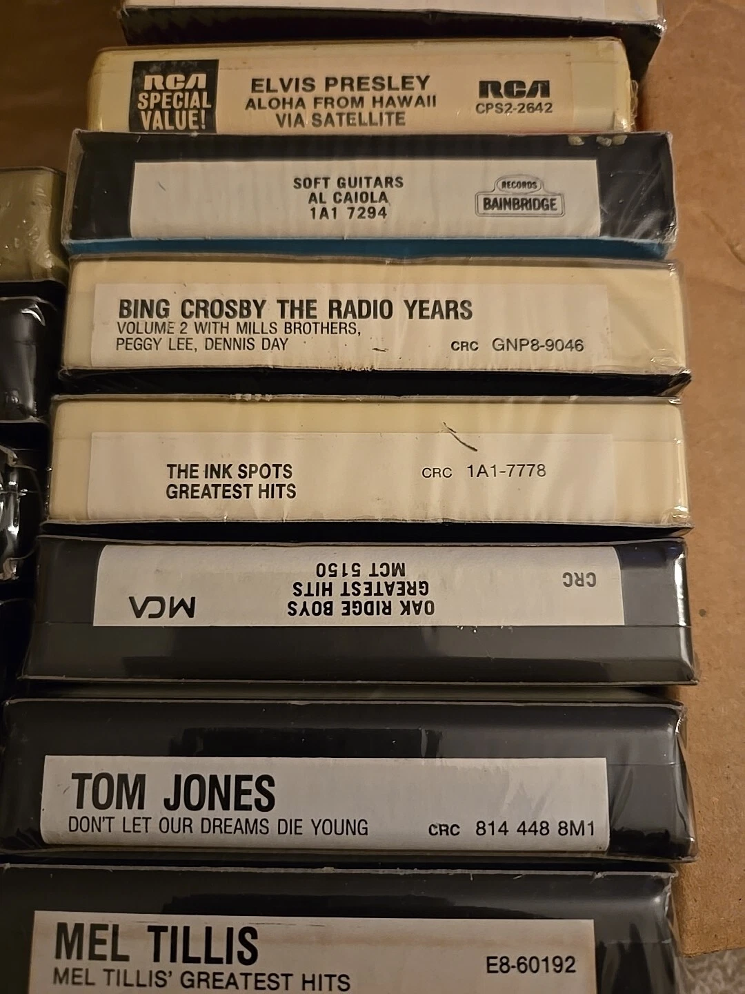 Lot Of 20 Sealed 8 Track Tape Cartridges