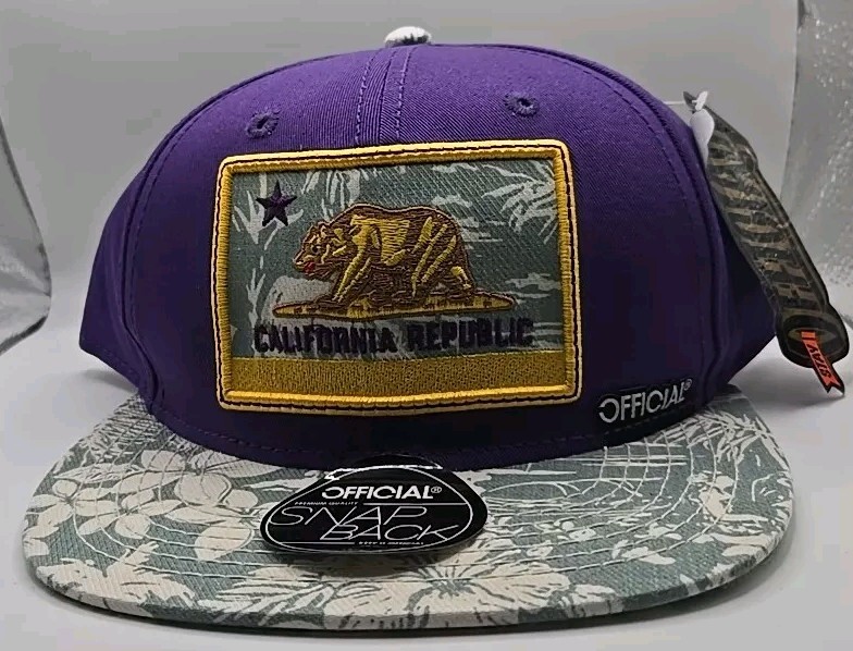 California Republic Soccer Hat - Purple