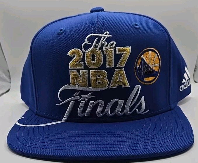 Adidas 2017 NBA Finals Hat SnapBack Blue Cleveland Cavaliers Bas