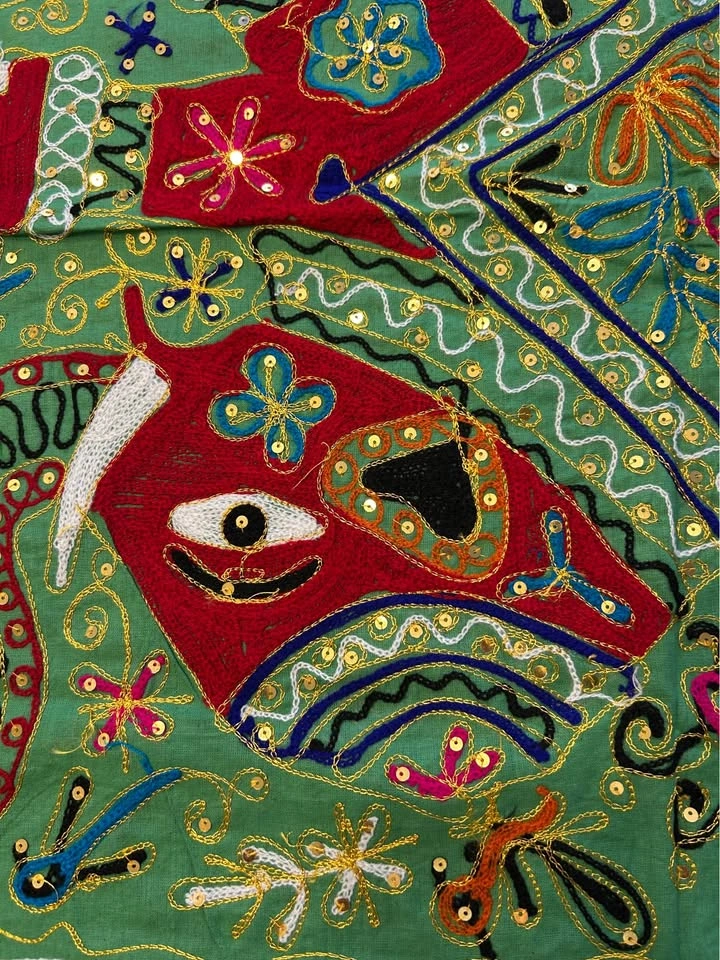 Vibrant Indian Elephant Tapestry Wall Hanging - photo 5