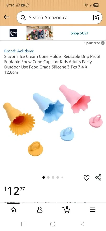 Ice Cream Cone Holder New - photo 3