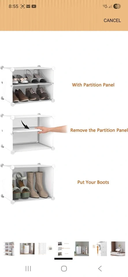 Shoe Rack with door New - photo 4