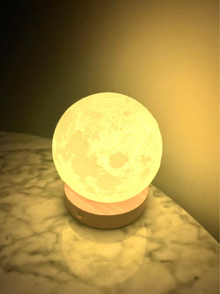 Moon Night Light — Touch Control, USB Powered, New - photo 3