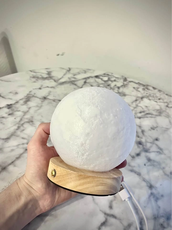 Moon Night Light — Touch Control, USB Powered, New - photo 5