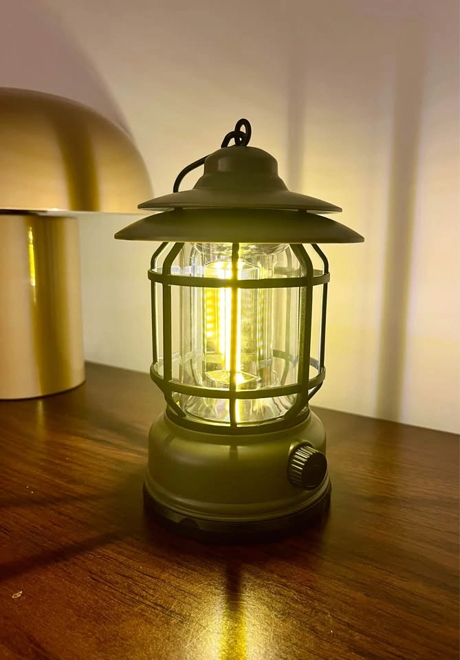 Camping Style LED Lantern – Rechargeable, New in Box