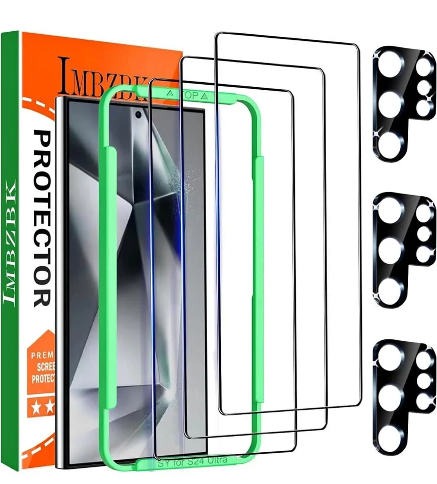 (New) 3 Pack Screen Protector for Samsung Galaxy S24 Ultra thumbnail