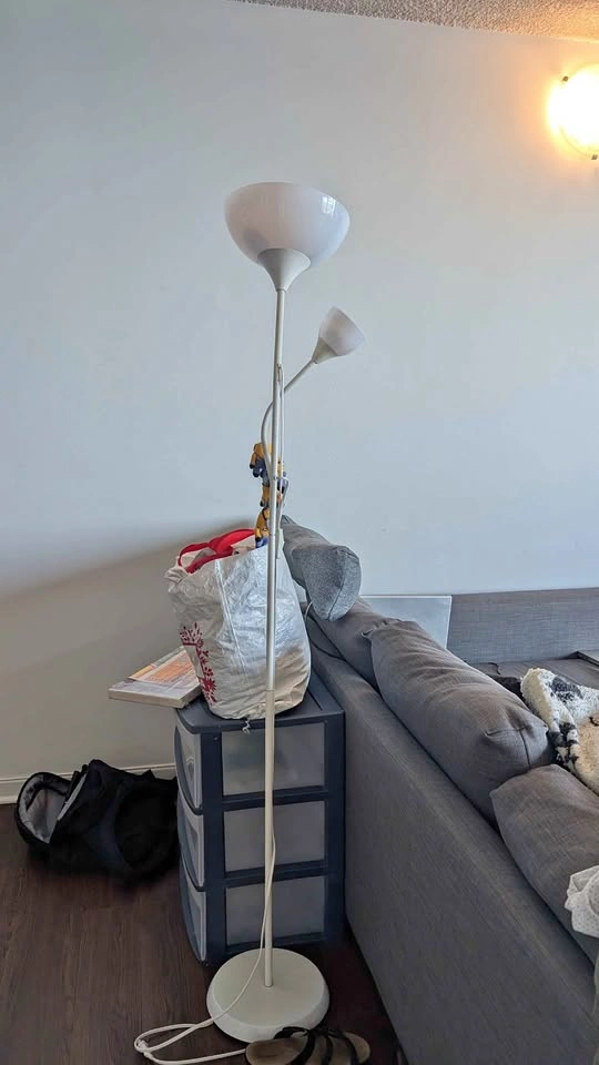 Ikea white floor lamp
