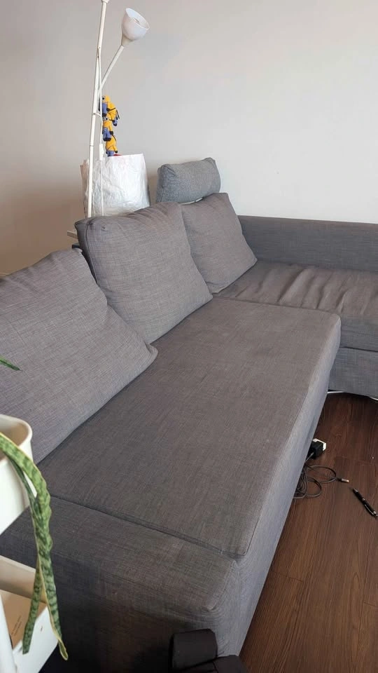 Grey Friheten Sofa Bed with Head Support - photo 3