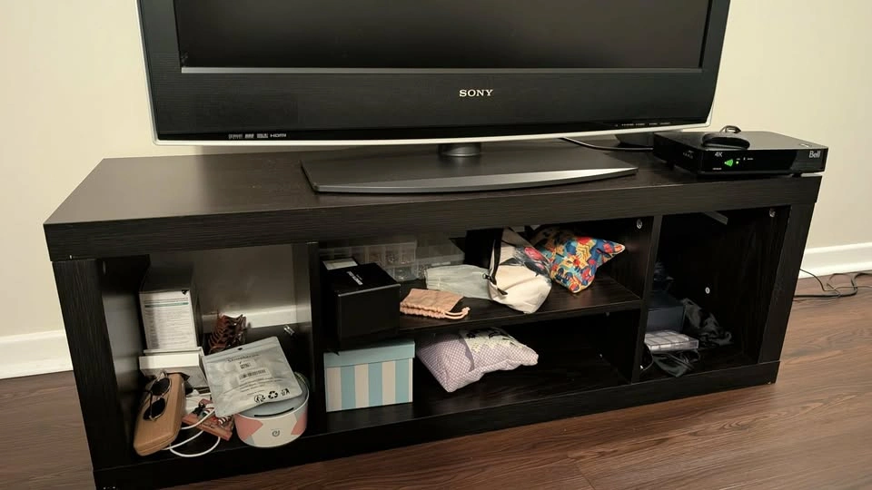 Black TV Stand
