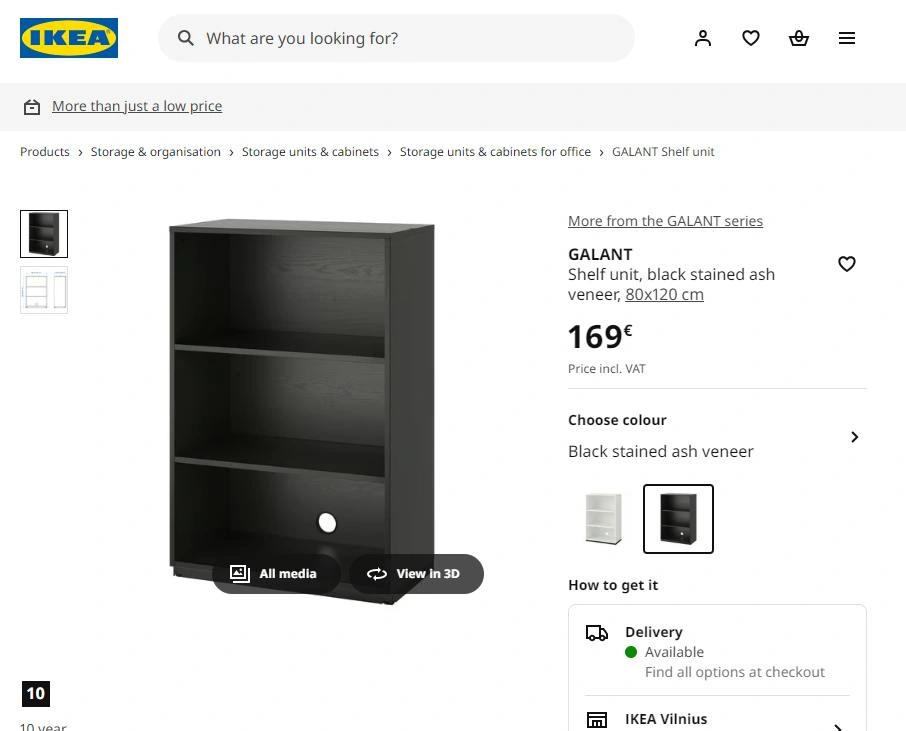 Ikea Galant Bookshelf - photo 2