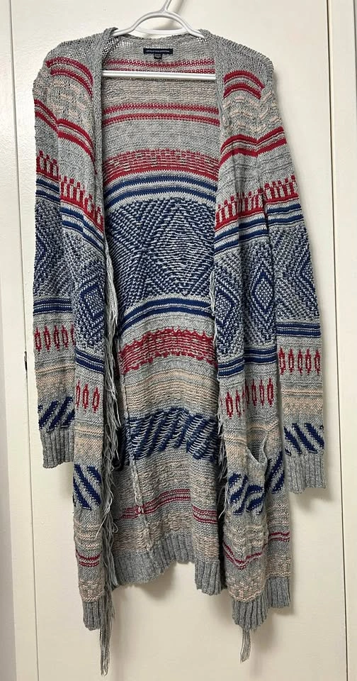 Boho American Eagle Cardigan
