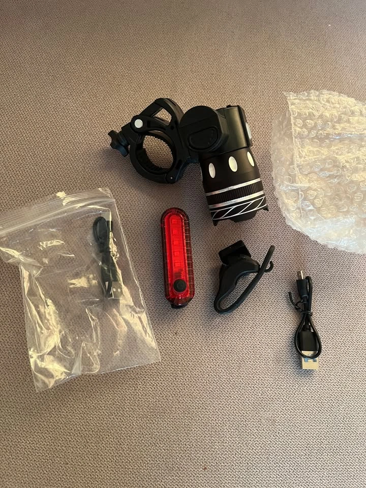 Brand New Bike Light Set (Front + Rear) - photo 2