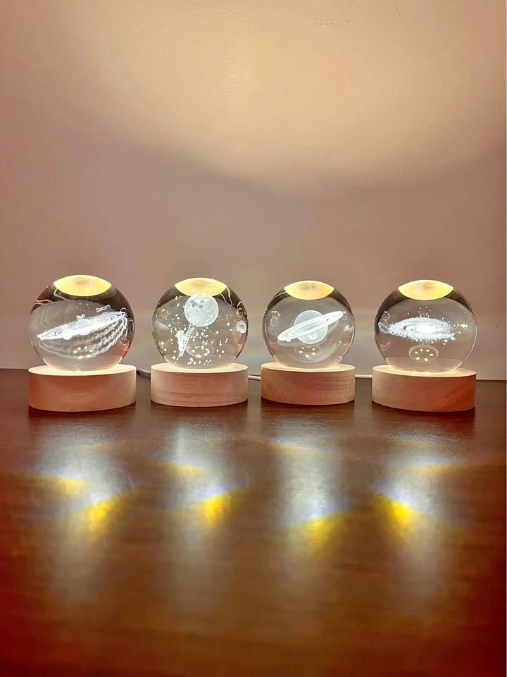 3D Crystal Ball Night Lights