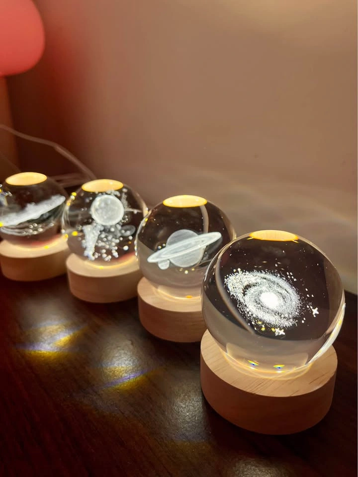 3D Crystal Ball Night Lights - photo 2