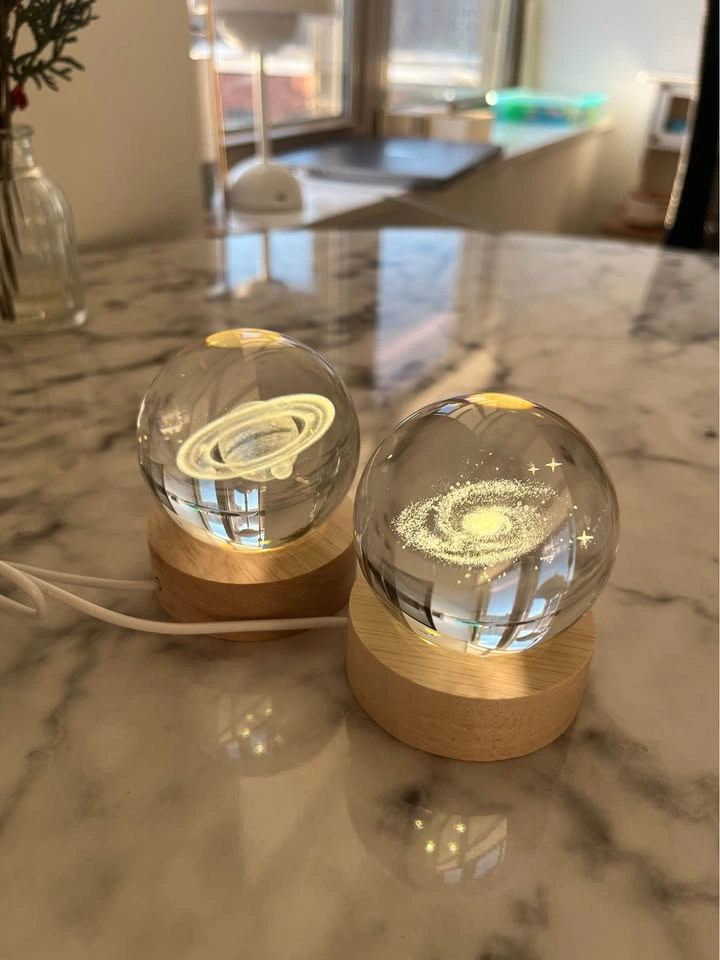 3D Crystal Ball Night Lights - photo 4