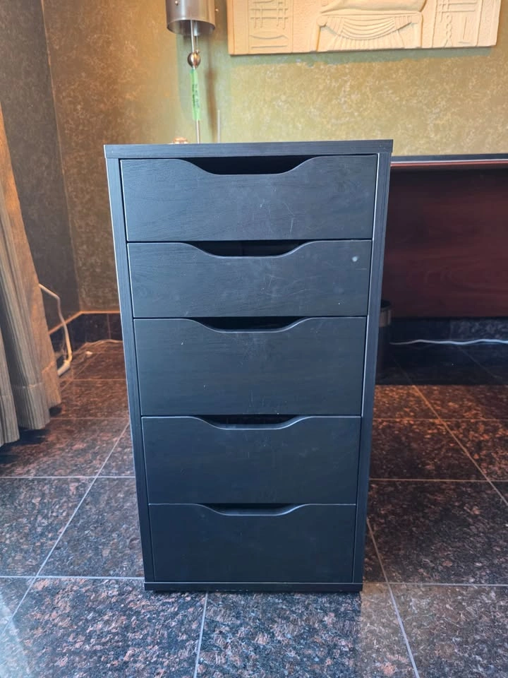 IKEA ALEX Drawer Unit (Black-Brown) – Sleek Storage - photo 2