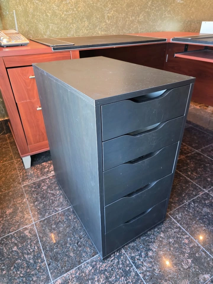 IKEA ALEX Drawer Unit (Black-Brown) – Sleek Storage - photo 3