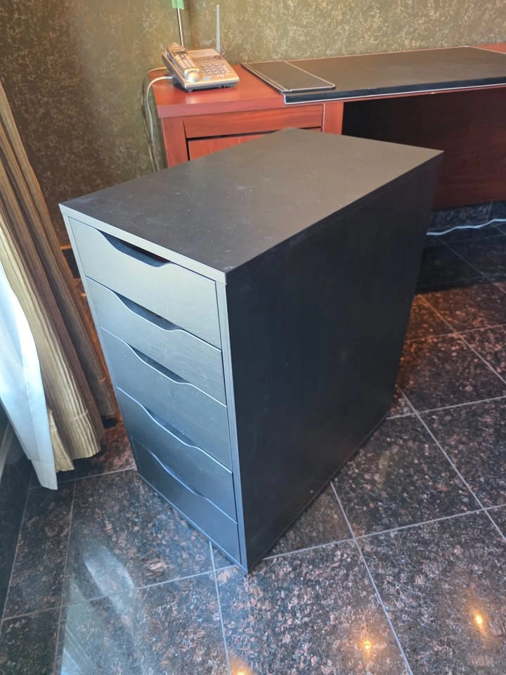 IKEA ALEX Drawer Unit (Black-Brown) – Sleek Storage - photo 4