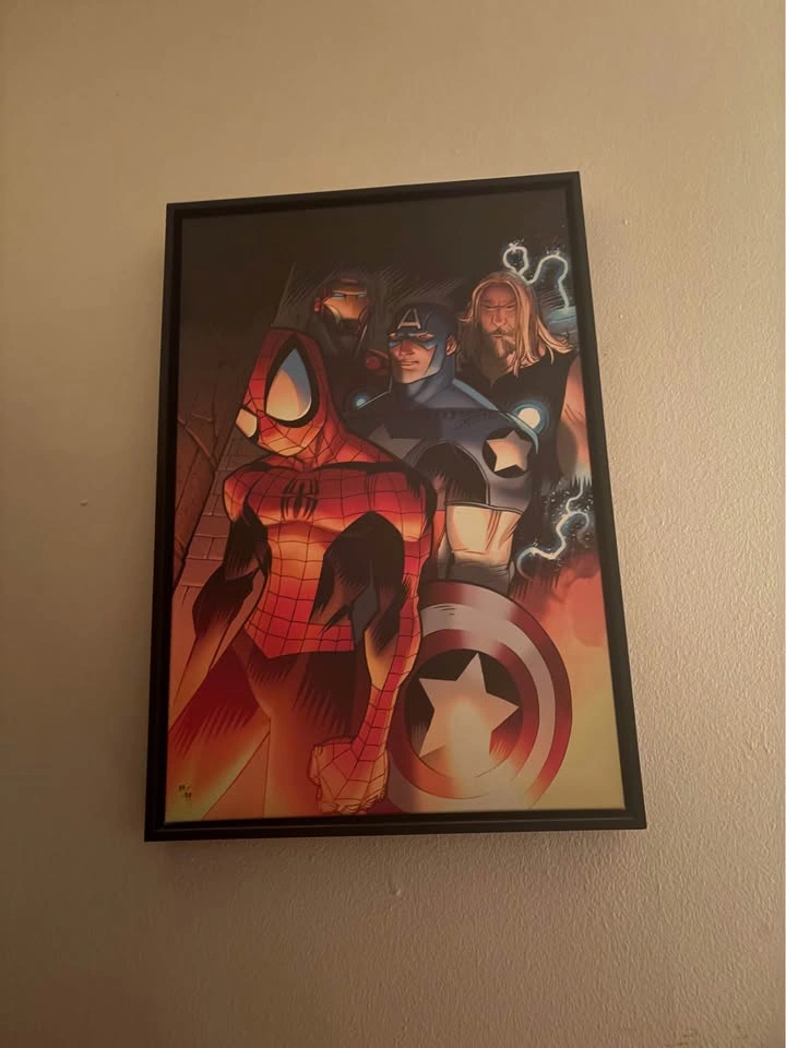 Ultimate Spider-Man #151 Giclee by David Lafuente - Framed - photo 2