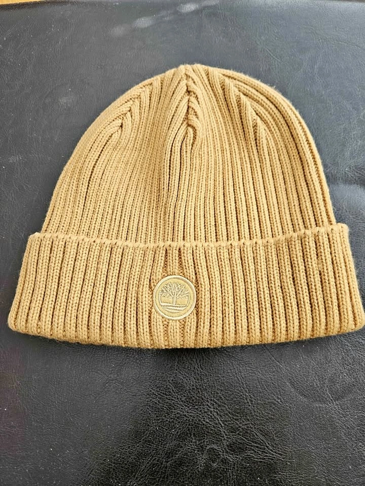 Timberland Ribbed Beanie - Classic Wheat (One Size)